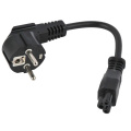 CEE7/7 Plug to IEC C5 EU Computer Power Cord